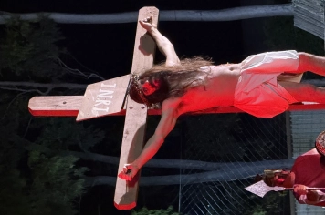 Foto - Encenação da Paixão de Cristo