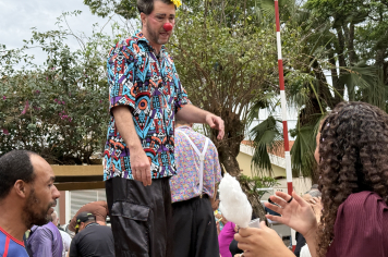 Foto - Festa das crianças na praça da matriz