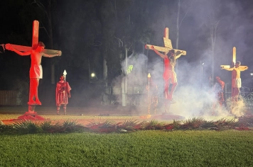 Foto - Encenação da Paixão de Cristo