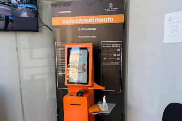 Totem de Autoatendimento do Poupatempo em Novo Endereço