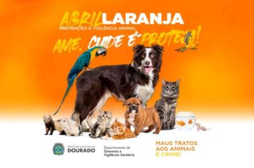 Abril Laranja, prevenção à violência animal.