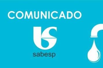 Comunicado Sabesp