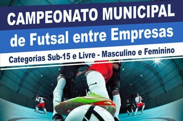 BOLETIM - Campeonato Municipal de Futsal entre Empresas