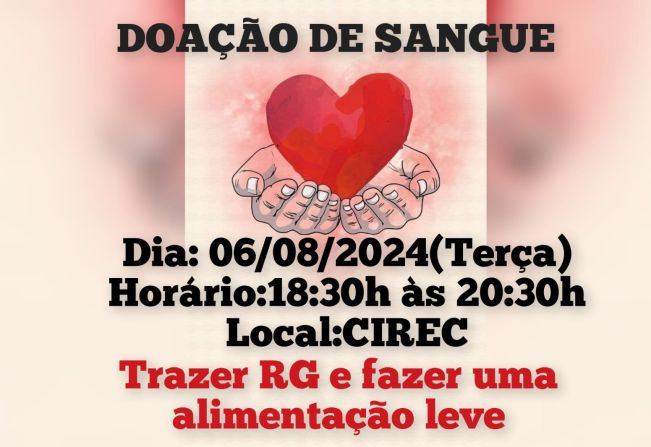 Doação de Sangue em Dourado!