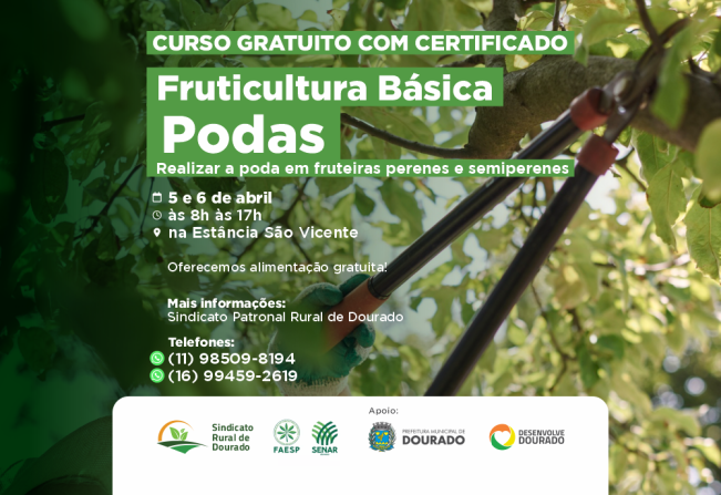 Curso Sindicato Rural Fruticultura Básica Podas